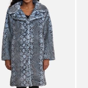 Badgely Mischka Women’s Long Faux Fur Coat